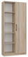 Raft librash Topeshop Large, 10 rafte, 80x30x182 cm, sonoma oak