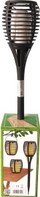 Lampë kopshti me diell Torch Flames 4‑në‑1, LED, 65 cm, e zezë