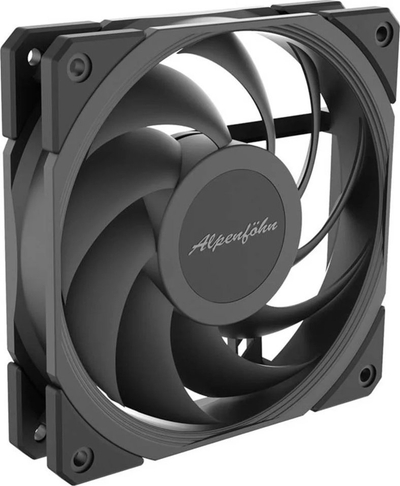 Ventilatorë PC Alpenfohn JetStream 120, set 3 copë, PWM, 120mm, të zinj