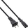 Kabllo rryme InLine 16654T, NEMA 1-15 në IEC C7, 1.8m, e zezë