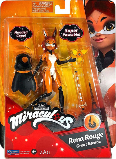 Figurë Bandai Playmates Toys, Red Ponytail me aksesorë