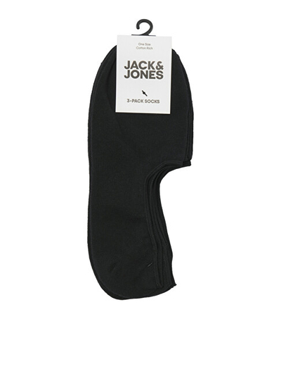 Çorape të shkurtra për meshkuj Jack&Jones JACDOUGLAS, 3 copë, 42/46, të zeza