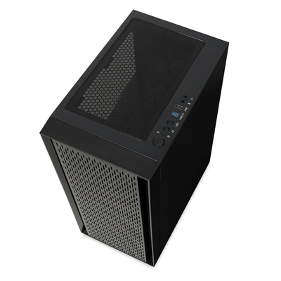 Kase kompjuteri iBOX Cetus OCT 903 RGB, ATX, panel xhami i temperuar, e zezë