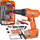 Set veglash lodër MEGA CREATIVE 544429, shpërfill plastike, për fëmijë 3+, portokalli