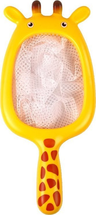 Set lodrash uji Leantoys Rubber Animals With Giraffe Net, kafshë gome, rrjetë xhirafe, shumëngjyrëshe