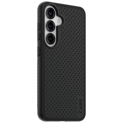 Kuti telefoni PanzerGlass CARE Heat Beat për Samsung Galaxy S25, e fortë ndaj goditjeve, e hollë, e zezë