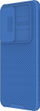 Mbështjellës telefoni Nillkin CamShield Pro për Samsung Galaxy S24, me kapak kamere, silikon TPU, blu