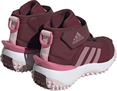 Atlete jashtë për kalamaj Adidas FortaTrail IG7267, mbyllje me rrip, bordo rozë