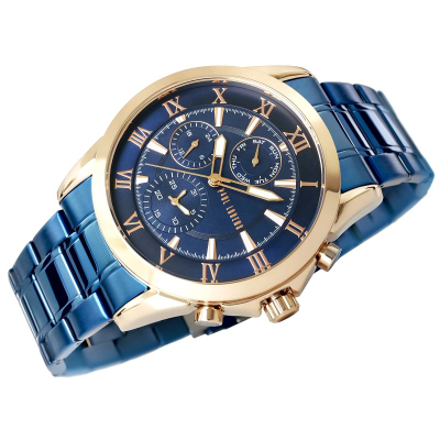 Ora dore Paul Lorens PL3844B2-6F3, meshkuj, 39mm, blu