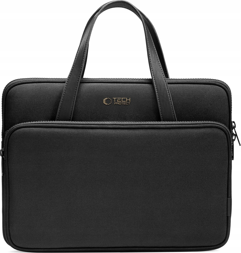 Çantë laptopi Tech-Protect Carrying Bag, 13-14", rezistente ndaj ujit, e zezë