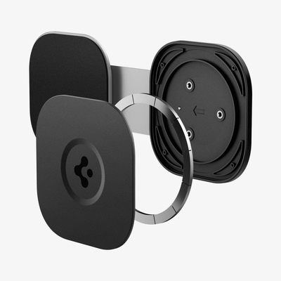 Mbajtëse magnetike telefoni Spigen S312 OneTap MagFit, për laptop dhe monitor, e zezë