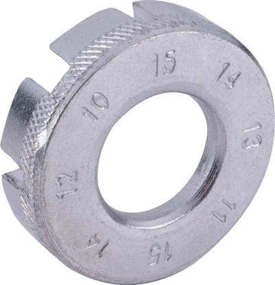 Çelës për fletë biçiklete Bicycle Gear Spoke Wrench, 6 madhësi 10G deri 15G, metalik