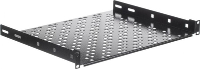 Rraf i kabinetit Netrack 119100350012, 19" 1U, 350mm, grafit