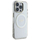 Футрола Guess IML Metal Colored Circle MagSafe за iPhone 16 Pro, TPU и поликарбонат, проѕирна бела