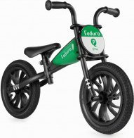 Biçikletë balance për kalamaj Qplay Feduro, 12", rrota gome, jeshile