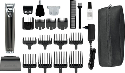 Trimer trupit Wahl Stainless Steel Advanced, pa kabllo, çelik inox, gri i errët