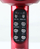 Mikrofon karaoke Goodbuy LED 360, 5W, Bluetooth, i kuq