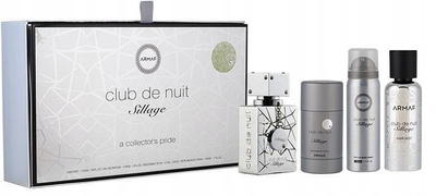 Set parfumi Armaf Club De Nuit Sillage, EDP 30ml, body spray 50ml, neutrale