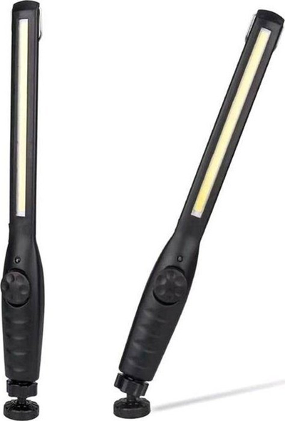Llambë pune pa kabllo AG121H, LED COB 8W, rikarikueshme, e zezë