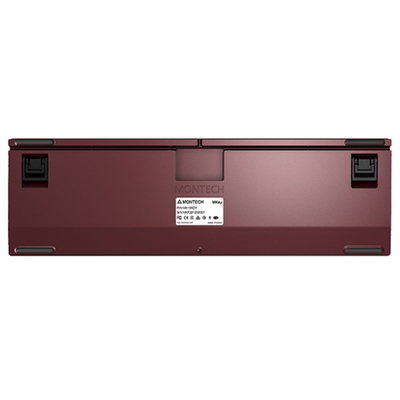 Tastierë mekanike Montech MKey Darkness, Gateron Red, RGB, e zezë