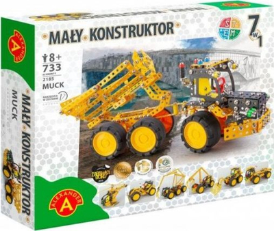 Lodër konstruktore Alexander Little Constructor 7in1 Muck, metal dhe plastikë, për vetë montim, shumëngjyrëshe