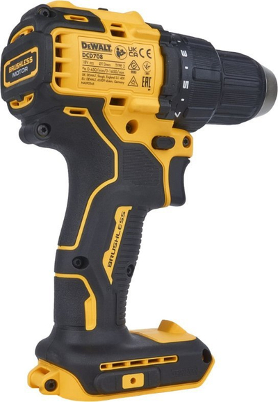 Makineri shpues vidhosëse DeWalt DCD708, 18V, mandrinë pa çelës, vetëm trupi
