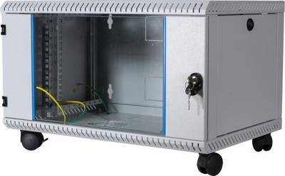 Raf mur për në mur EFB Elektronik 691715VGR.60, 15U, 50kg, gri