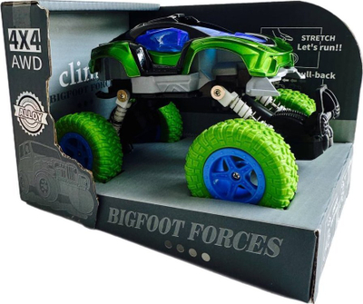 Lodër makinë monster truck, shkalla 1:16, metal dhe plastikë, shumëngjyrëshe