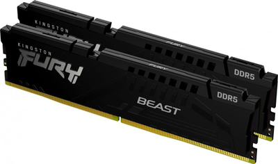 Memorie operative Kigston Fury Beast, DDR5, 32GB, 5200MHz, CL40, e zezë
