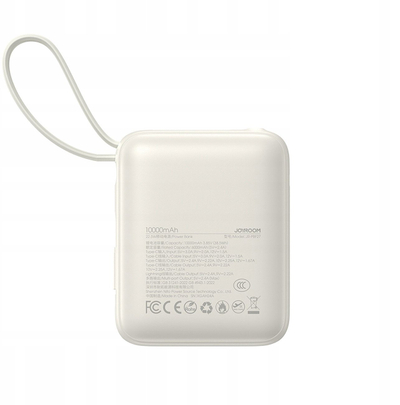 Powerbank Joyroom JR-PBF27, 10000mAh, 22.5W karikim i shpejtë, i bardhë