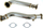 Downpipe TurboWorks BMW E60 535i N54, DECAT, çelik inoksi