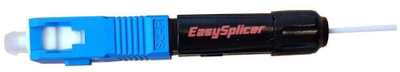 Konektor fibër optike EasySplicer LC SOC, splice on, i bardhë