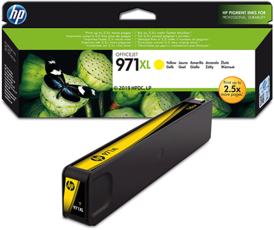 Ngjyrë për printer HP CN628AE no. 971XL, e verdhë