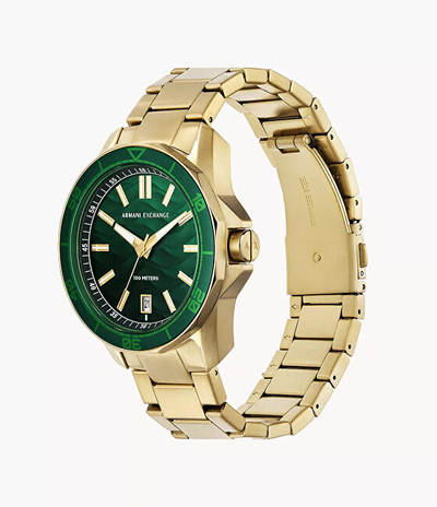 Orë dore për femra Armani Exchange Leila AX5729, e artë