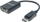 Kabllo për me bo DisplayPort në VGA, 1080p, 15cm, e zezë