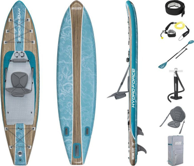 Dërrasë SUP edhe kajak Hydro Force Freesoul Elite, 335x84x15 cm, shumëpërdorimshme, me shumë ngjyra