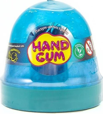 Lodër slime Glutek Hand Gum MrBoo, 120g, blu