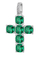 Stoli për qafore për femra Brosway Fancy Life Green FLG11, e argjendtë/e gjelbër