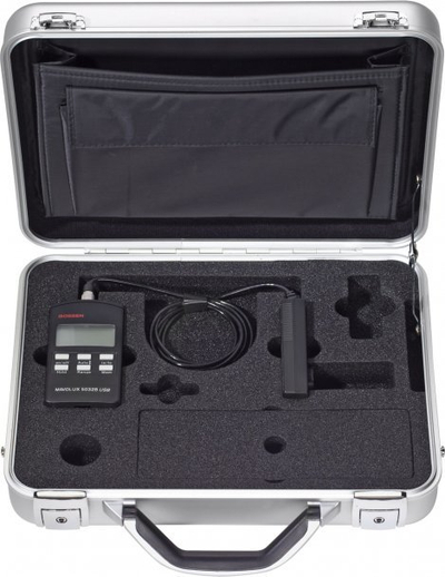 Matës drite Gossen MAVOLUX 5032 C USB, profesional, me USB, i zi