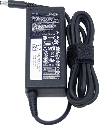 Adapter karikues Dell 65W Barrel 4.5 x 3mm, prizë UK, i zi