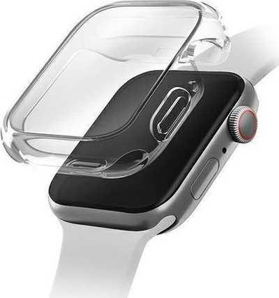 Mbulesë mbrojtëse Uniq Garde për Apple Watch Series 7 41mm, transparente