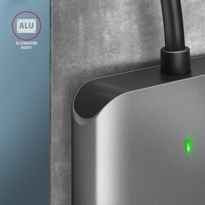 Lexues karte Axagon CRE-S3, USB-A 3.2 Gen 1, 3 slote, gri