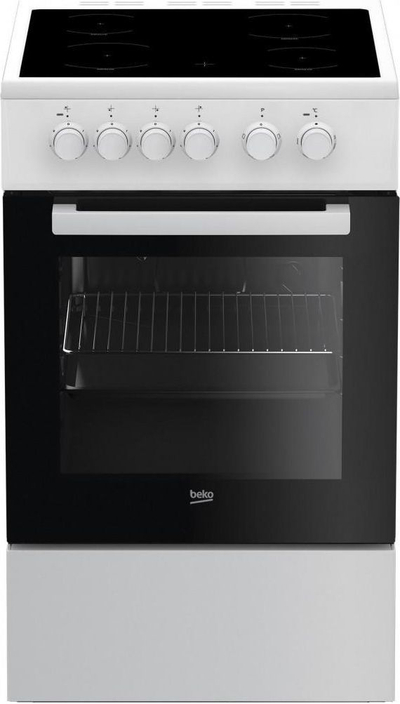 Beko FSS57000GW Електричен Керамички Шпорет, Бел
