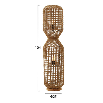 Llambë dyshemeje dy drita Φ25x102Hcm (HM4358), kaftë