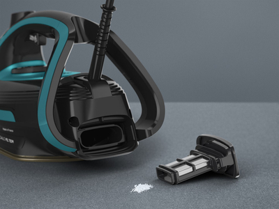 Hekur me avull Tefal Puregliss FV8066E0, 3000W, kabëll 2m, blu