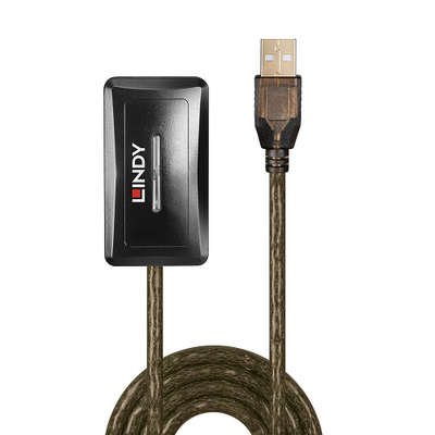 Hub USB Lindy 42635, 4x USB A 2.0, 480 Mbit/s, gri