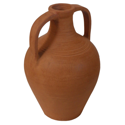 Amforë dekorative FEAX HM4676.08S, terrakotë, 35x35x48 cm, ngjyrë natyrale