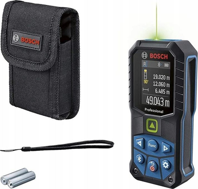 Matës me lazer Bosch GLM 50-27 CG Professional, 50 m, Bluetooth, i zi