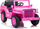 Makina elektrike për fëmijë Lean Toys JH-103, 4x4, 12V, rozë