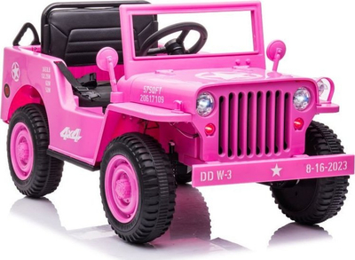 Makina elektrike për fëmijë Lean Toys JH-103, 4x4, 12V, rozë